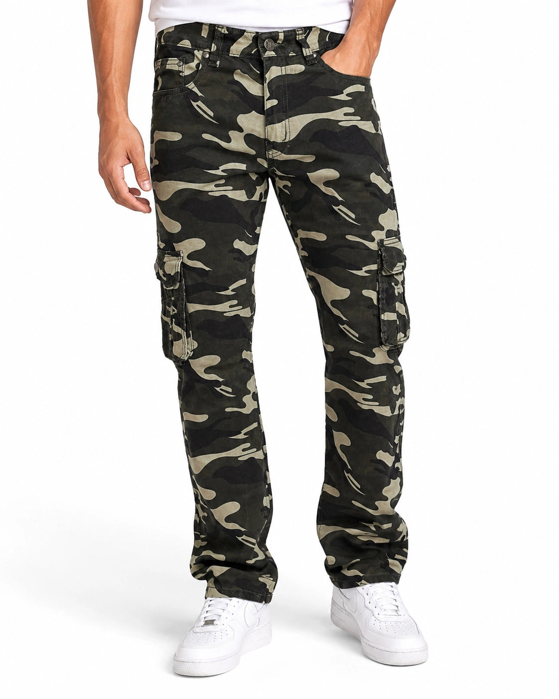 Pantalon cargo vert italien
