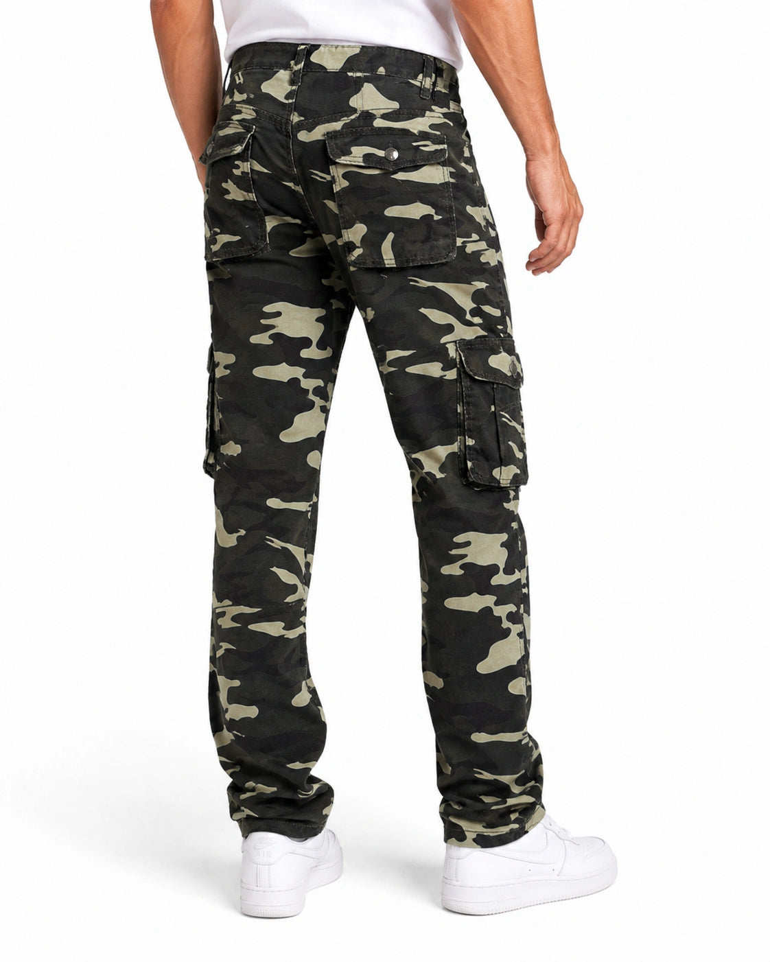 Pantalon cargo vert italien