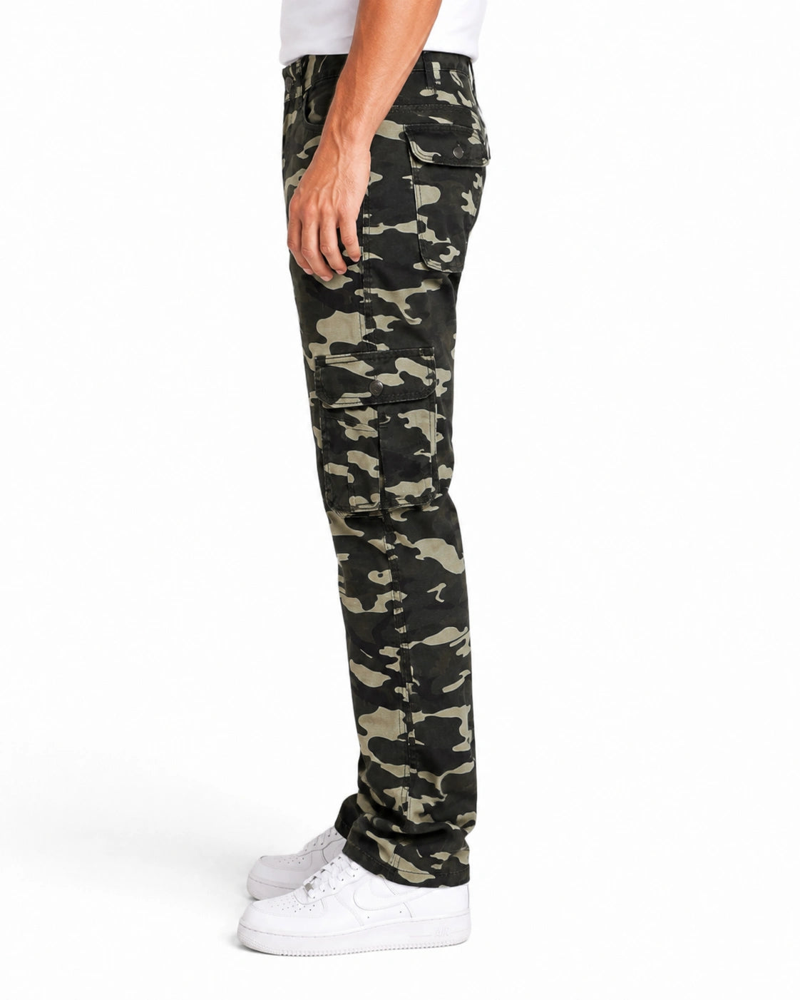Pantalon cargo vert italien