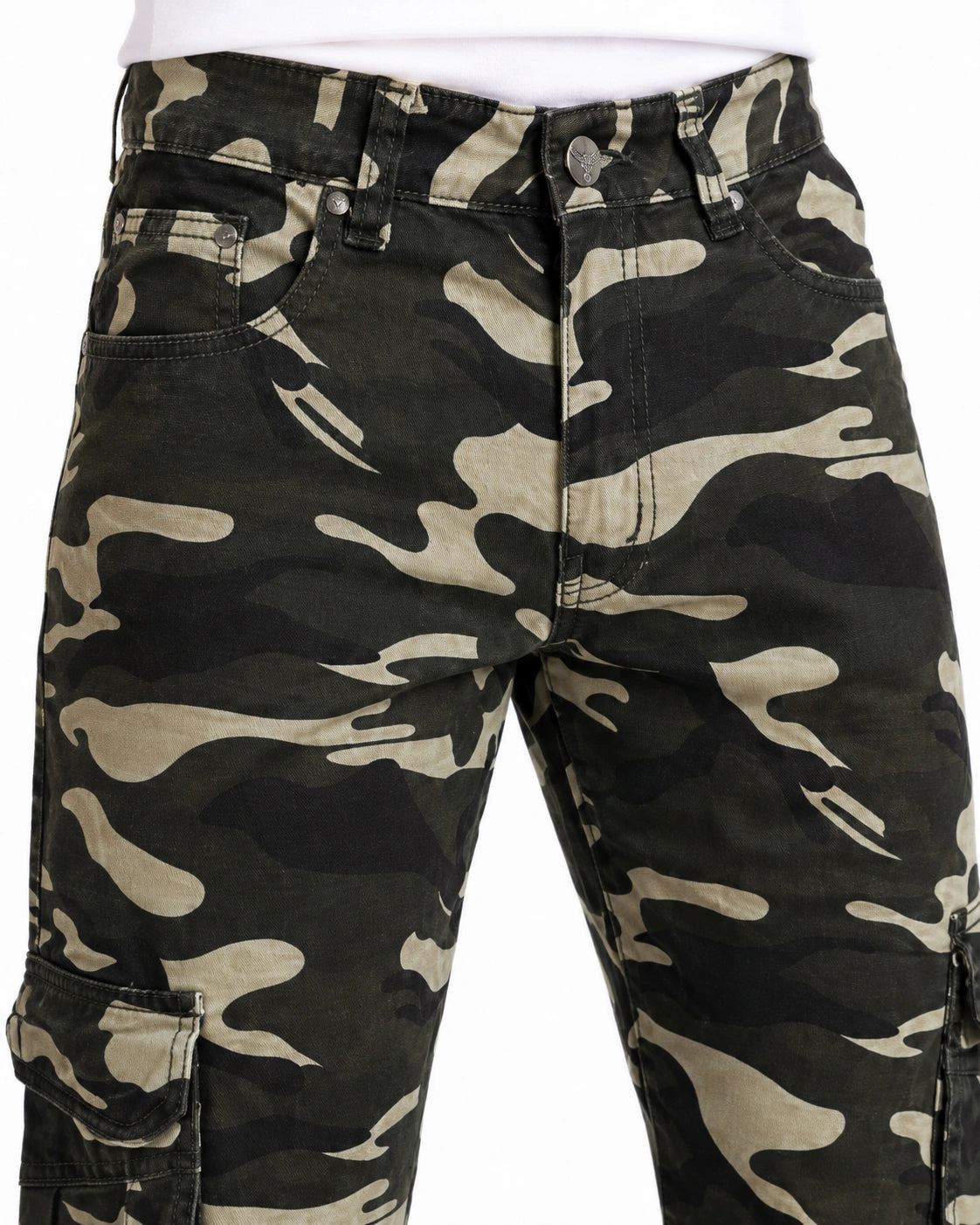 Pantalon cargo vert italien