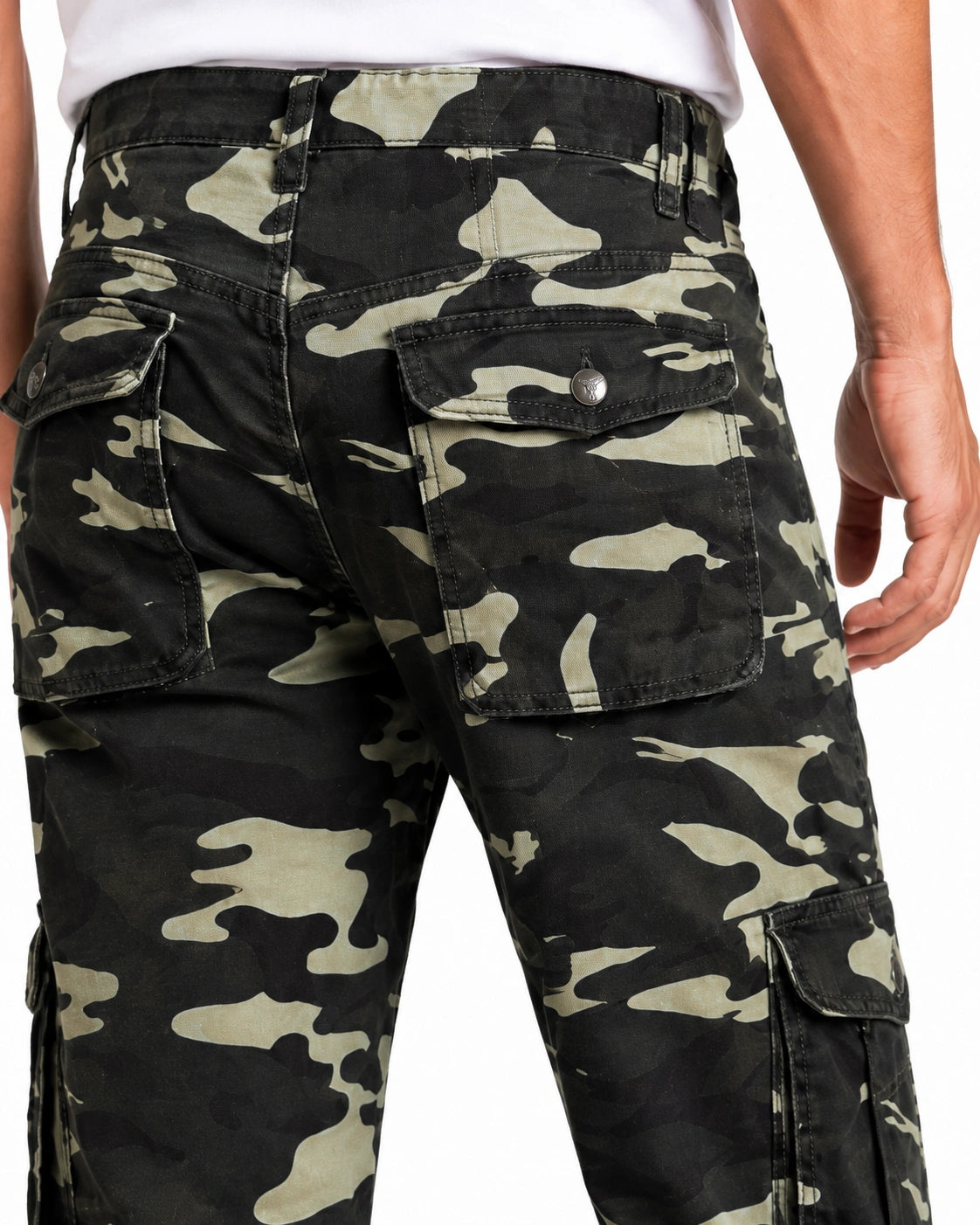 Pantalon cargo vert italien