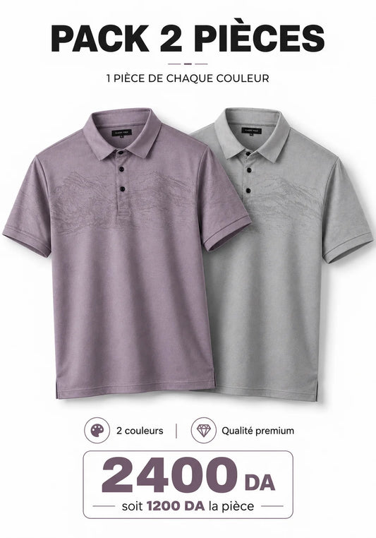 Pack 2 Polos  Homme style vogue