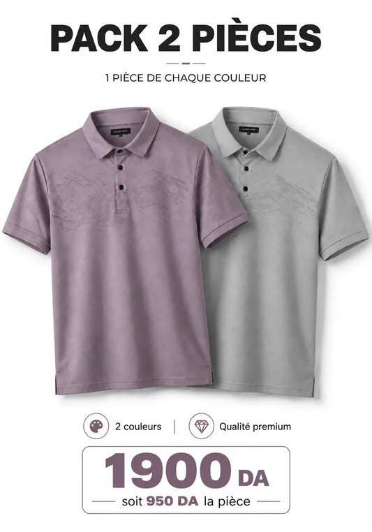 3-Pack Men's Vogue-Style Polo Shirts