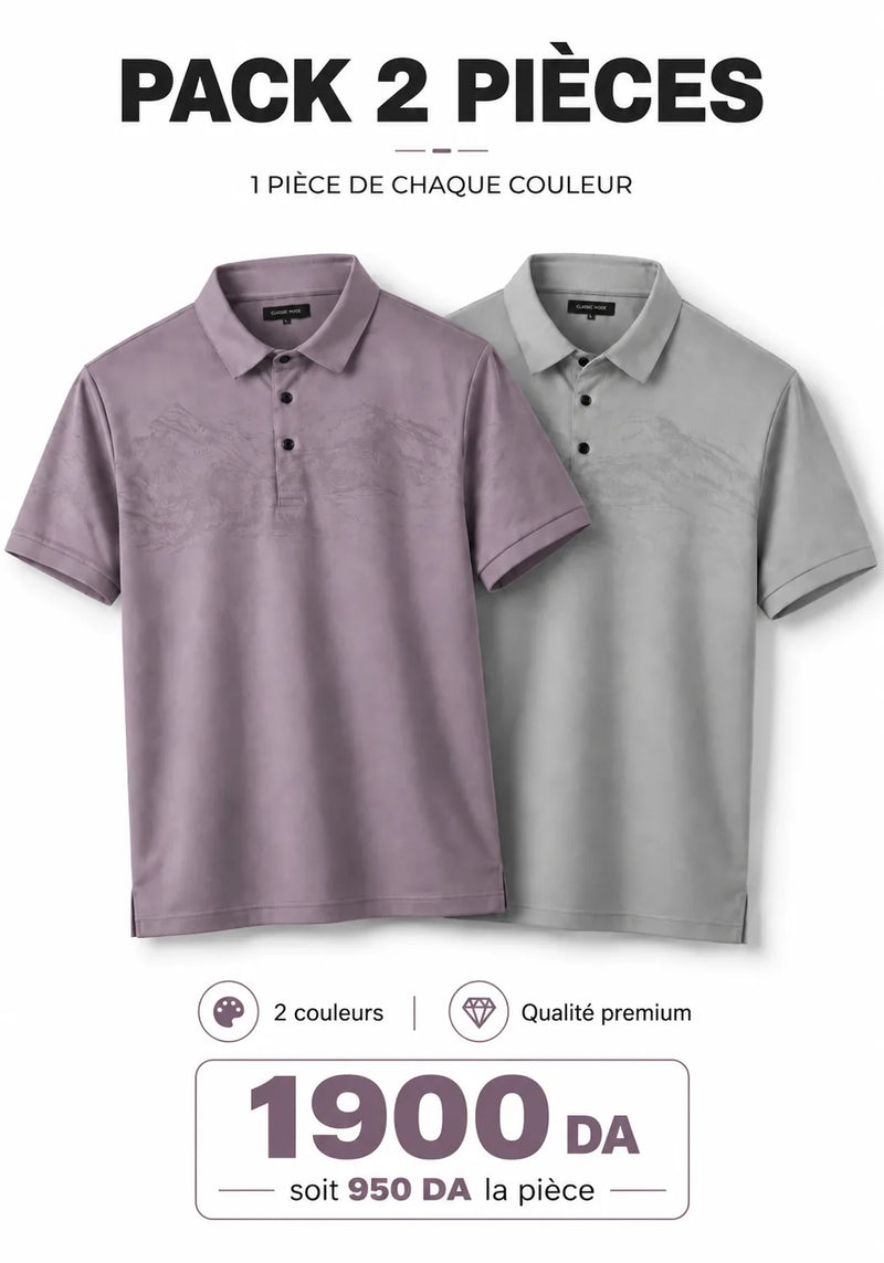 Pack 2 Polos  Homme style vogue